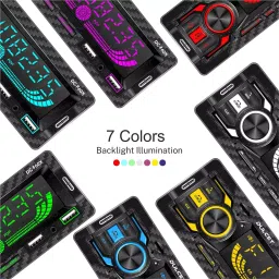 Dulcet Universal Fit Single Din Mp3 Car Stereo Big LCD Display Auxiliary, USB, Bluetooth, DC-F60X image 5