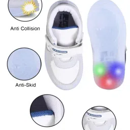 KATS Kids Sky Blue JORDAN Led Light Sneakers image 5