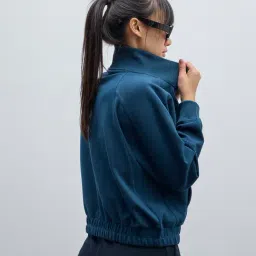 studiofit women Studiofit by Westside Solid Teal Jacket image 2