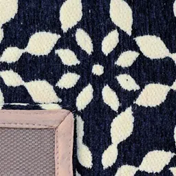 Ariana Black Cotton Anti-Skid Bathmat (60 X 106 Cm) image 4