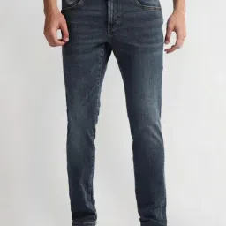 U.S. Polo Assn. Blue Cotton Slim Fit Jeans-picture-10