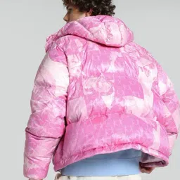 Puma Puma X Kidsuper Pink Relaxed Fit Printed Jacket image 2