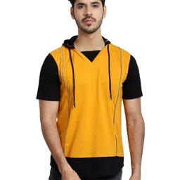 Black Collection Men Hooded Slim Fit T-shirt-picture-39