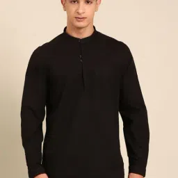 Cavallo By Linen Club Black Slim Fit Shirt-picture-25