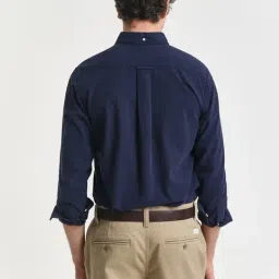 Gant Fashion Evening Blue Regular Fit Solid Shirt image 2