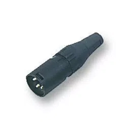 DELTRON COMPONENTS PLUG, XLR, FREE, BLACK, 3POLE, 709-0300-image-11