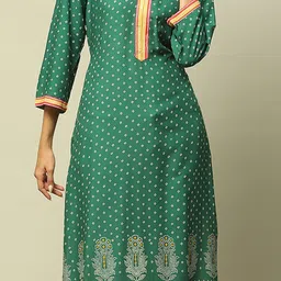 Rangriti Ethnic Motifs Printed Straight Kurta image 2