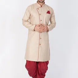 JBN Creation Mandarin Collared Sherwani-picture-37