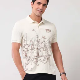 U.S. Polo Assn. Denim Co. Men Brand Logo Printed Polo Collar Slim Fit T-shirt-picture-31