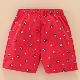 Babyhug Cotton Woven Knee Length Boxers Multi Printed Pack of 3 - Multicolour image 2