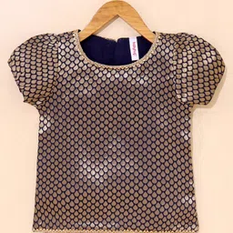 Babyhug Half Sleeves Choli Lehenga And Dupatta Ethnic Printed - Fuschia image 3