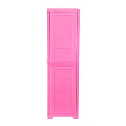 cello wimplast Cello Novelty Big Fairy Kids Plastic Cupboard With 3 Shelves  Pink image 4