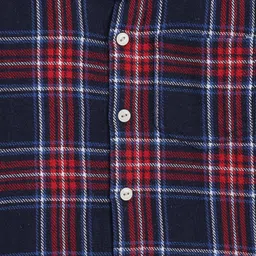 Aww Hunnie Woollen Full Sleeves Checked Shirt - Red image 5