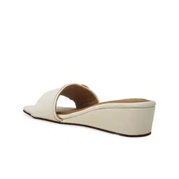 CAI Embellished PU Wedge Mules image 5