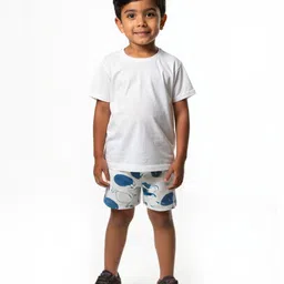 Snugkins Potty Training Shorts for Toddlers,Boys & Girls | 100% Cotton (Size 1, 1-2 Years) - Pack of1 - Whale image 5