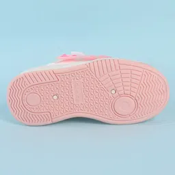 Babyoye Velcro Closure Casual Shoes with Panda Applique - Pink image 5