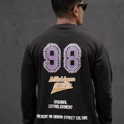 Powerlook Men Typography Printed T-shirt image 1