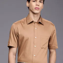 Louis Philippe Pure Cotton Classic Opaque Formal Shirt image 1