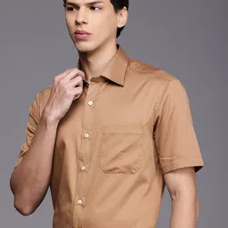 Louis Philippe Pure Cotton Classic Opaque Formal Shirt image 3