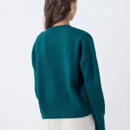 LOV by Westside Green Stud-Detailed Sweater image 2