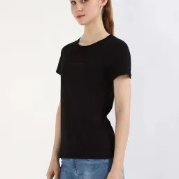 Calvin Klein Jeans Ck Black Solid T-Shirt image 3