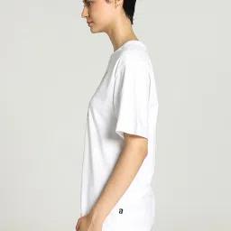 Puma White Cotton Printed Sports T-Shirt image 3