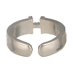 Saraf RS Jewellery Silver Plated Mint Enamelled Minimal Finger Ring image 3