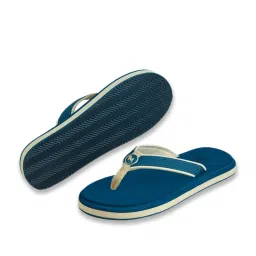 Neemans Men's Eco Fluffy Blue Flip Flops image 3