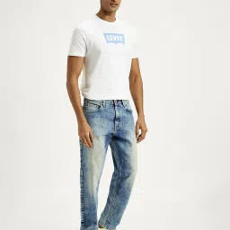 Levi's 550'92 Blue Cotton Relaxed Fit Jeans image 3