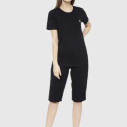 Vimal Jonney Black Regular Fit Pajama Set-picture-26