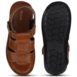 Bata Men's Tan Fisherman Sandals image 3