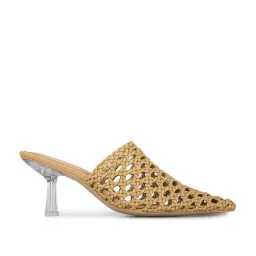 Inc.5 Women's Beige Mule Stilettos image 3