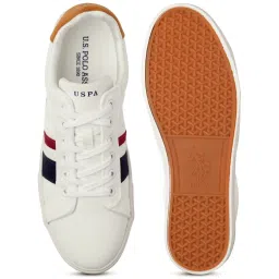 U.S. Polo Assn. Men's White Casual Sneakers image 3