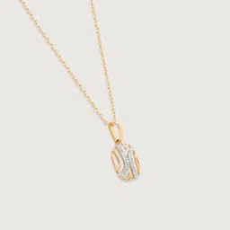 Mia by Tanishq Diamond 14k (585) Yellow Gold Pendant for Women image 3