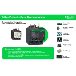 Schneider Electric LR3D TeSys 4 A Rating 600 V Thermal Overload Relay, LR3D08 image 3