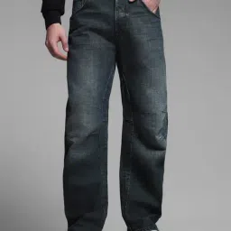 Jack & Jones Black Cotton Loose Fit Jeans-picture-27