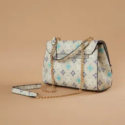 Code by Lifestyle Multicolor Printed Shoulder Handbag image 3