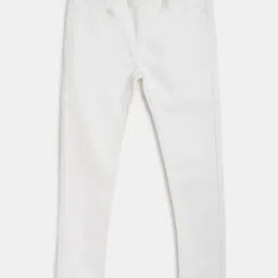 Tales & Stories Girls White Cotton Slim Fit Jeggings-picture-25