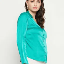 Madame Green Regular Fit Shirt image 3