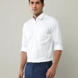 Arrow White Cotton Regular Fit Shirt image 3