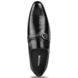 Mochi Men's Black Formal Loafers image 3