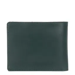 Baggit Beau Triox Green PU Solid Bi-Fold Wallet image 3