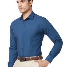 Park Avenue Blue Classic Fit Shirts image 3