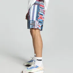 Puma Multicolored Regular Fit Printed Sports Shorts image 3