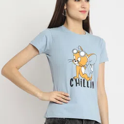 Dreambe Women Typography Printed T-shirt image 3