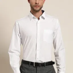 Hancock White Slim Fit Shirt-picture-33