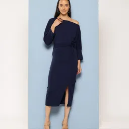 Chemistry Off-Shoulder Sheath Midi Dress-picture-20