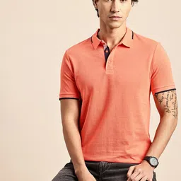 Being Human Polo Collar Pure Cotton T-shirt-picture-13