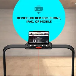 PowerMax Fitness JOGPAD (4HP Peak) Motorized Foldable Treadmill for Home image 3