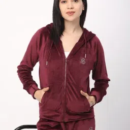 R&B Wine Polyester Jacket-picture-35
